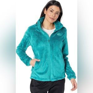 The North Face Osito Bright Cerulean Full Zip High Pile Fleece Jacket